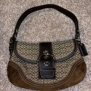 Coach shades of brown purse